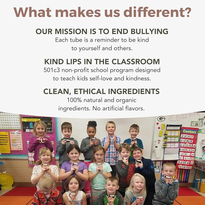 Kind Lips Sweet Mint Lip Balm 3 Pack – Natural Chapstick Alternative, Organic Lip Moisturizer, Gluten & Grain Free, Hydrating Clean Lip Care, Made in USA, Lip Balm Gift for Kids & Adults