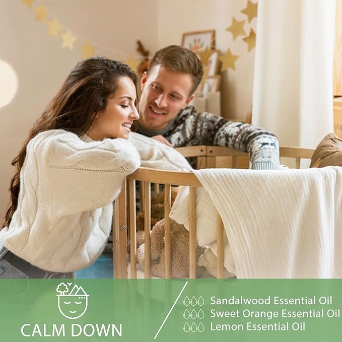 Sandalwood Essential Oil, 1.01Fl.Oz (30ML) PHATOIL Pure Essential Oil Singles for Aromatherapy Diffusers, Humidifiers, Great for DIY Candle and Soap Making, Gift for Friend