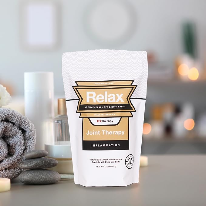 Relax Spa & Bath, Epsom & Dead Sea Salts, Aromatherapy Bath Salts for Hot Tub, Bath, or Spa, Infused with Magnesium, Joint Therapy