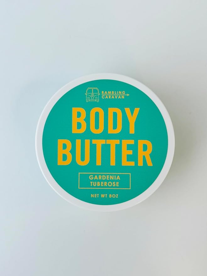 Body Butter, Gardenia Tuberose, 8oz, Body Moisturizer, Gardenia Tuberose