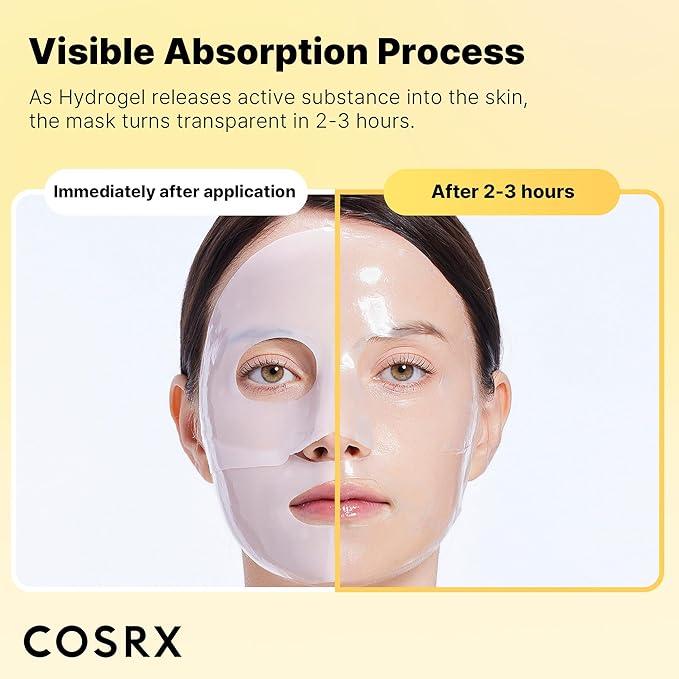 COSRX Glass Skin Starter Set + Hydrogel Mask 3EA- Snail 96% Essence Duo and Glass Glow Hydrogel Collagen Face Mask, Travel Essentials, Stocking Stuffers, Korean Skin Care