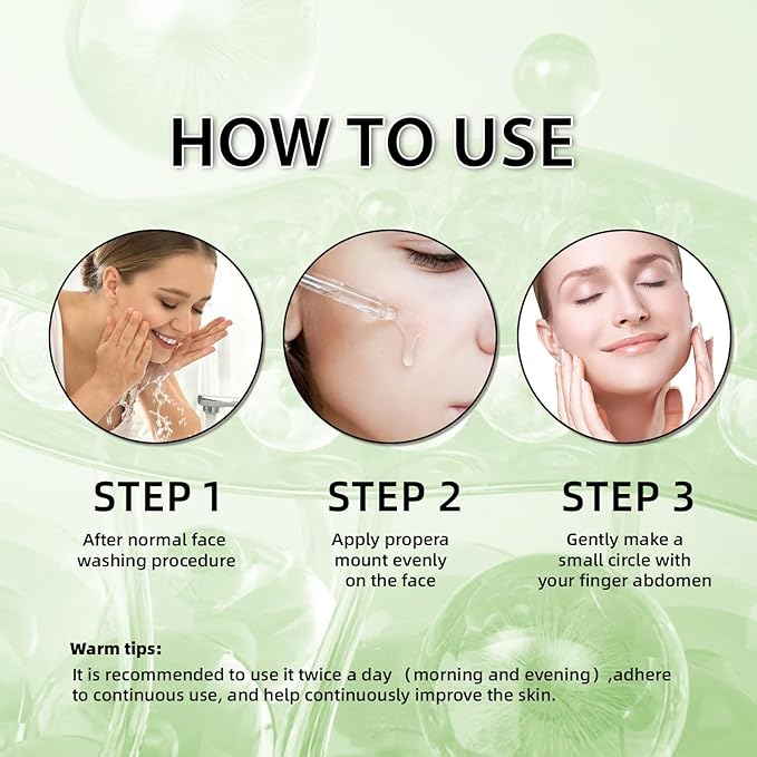 2 Pcs Anti-Wrinkle Serum,Face Moisturizing Serum,Reduces Wrinkles, Firms Skin, Deeply,Moisturizes and Nourishes Skin,1.01 FL OZ Each(2 pcs)