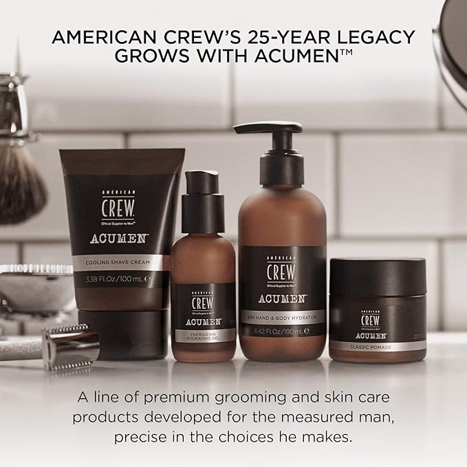 American Crew Men's Eye Hydrating Gel, Energizing Oil-Free Gel to Minimize Puffiness and Reduce Dryness, 0.5 Fl Oz