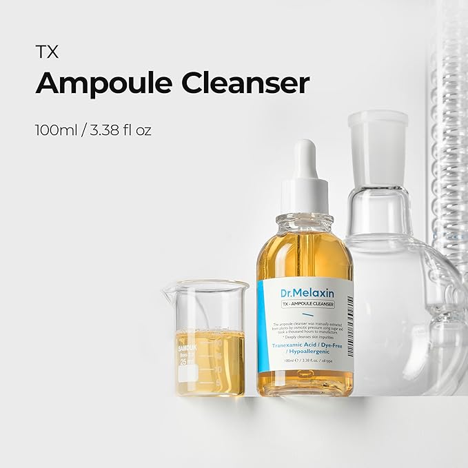 TX Tranexamic Acid Ampoule Cleanser 100ml / 5.07fl oz, Moisturizing, Cleansing for Sensitive Skin