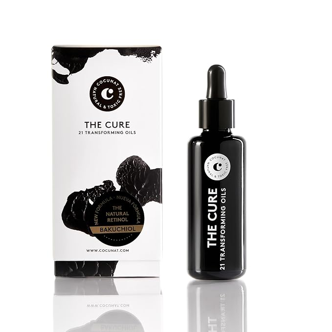 COCUNAT - The Cure - Anti-Ageing Facial Serum - Repairs and Redensifies - Targets Wrinkles, Luminosity and Nourishment - 21 Essential Oils, Antioxidants, Vitamins, Fatty Acids and Bakuchiol - 30 ml
