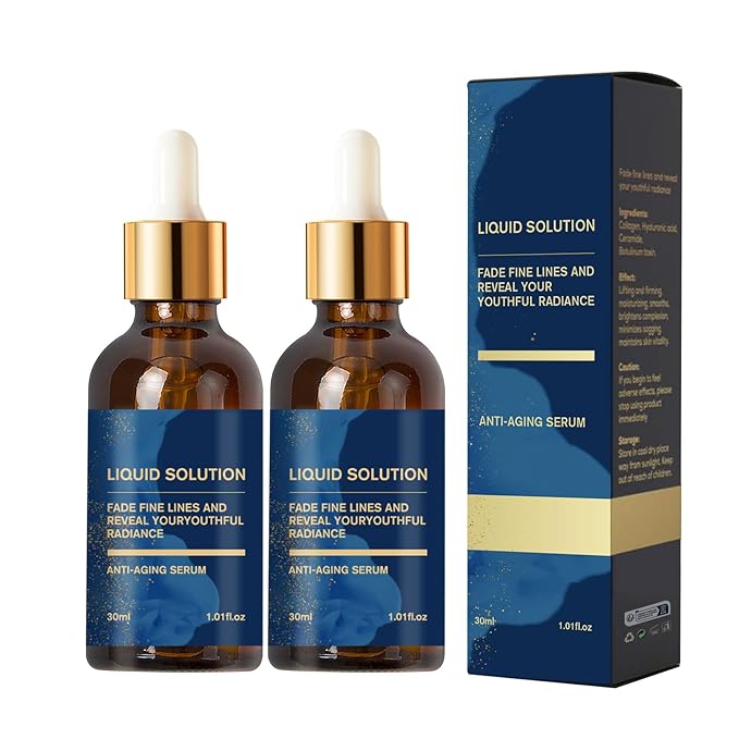 2 Pcs Anti-Wrinkle Serum,Face Moisturizing Serum,Reduces Wrinkles, Firms Skin, Deeply,Moisturizes and Nourishes Skin,1.01 FL OZ Each(2 pcs)