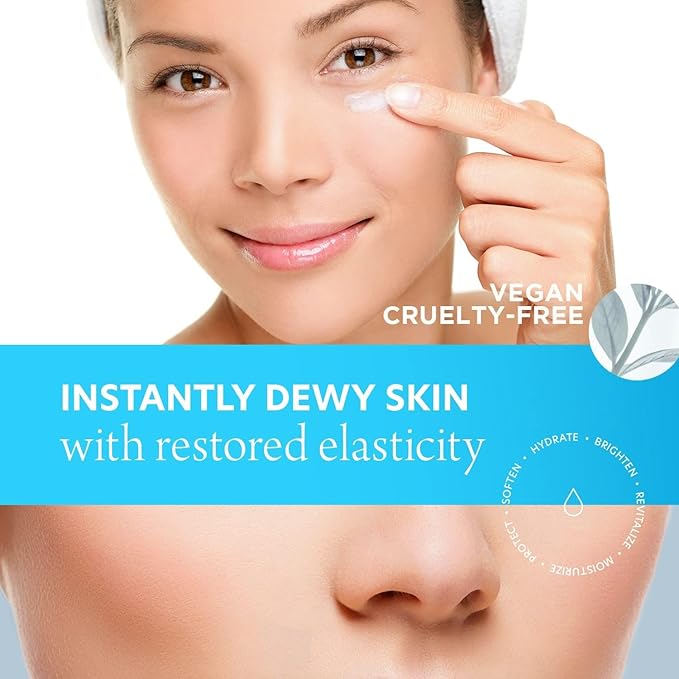 Hyaluronic Acid & Vitamin E Eye Cream - For Dark Circles and Puffiness, Moisturizing & Anti-aging Under Eye Cream - Cruelty Free Korean Skin Care For All Skin Types - 1.0 Fl. oz/ 30ml