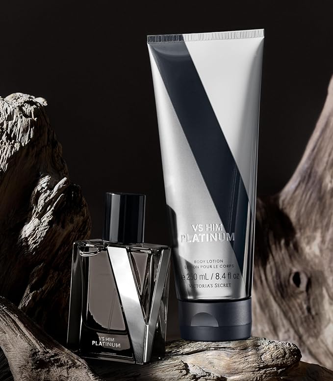Victoria's Secret VS Him Platinum Men's Cologne Body Lotion (8.4 oz)