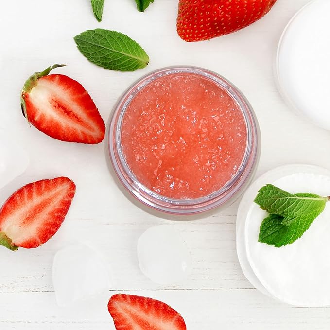 Strawberry Lip Scrub Exfoliating Moisturizing and Repairing and Lips Softening| Cruelty-free| Exfoliator