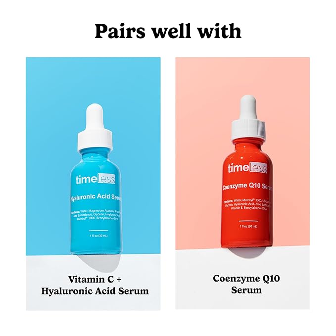 Timeless Skin Care Squalane Oil 100% Pure - Plant-Based Face Oil - Fragrance-Free - For Dry Skin - Moisturizing - 8 oz