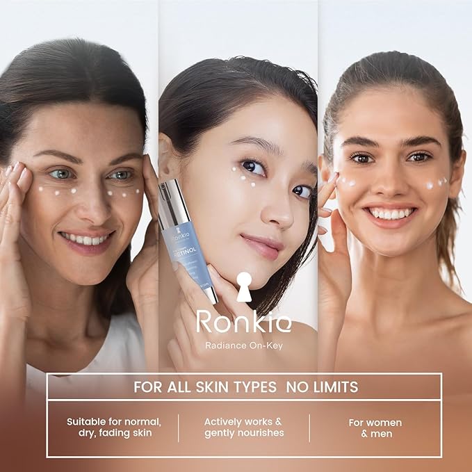 Retinol Eye Cream for Dark Circles: Anti-Wrinkle Under Eye Cream - Night Care Eye Cream Reduces Eye Bags