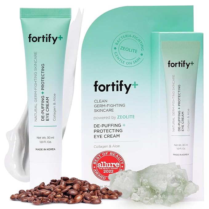 Fortify 9-in-1 Natural Skincare Eye Cream โ Anti-Aging Under Eye Cream for Dark Circles, Puffiness & Bags Under Eyes โ 30ML