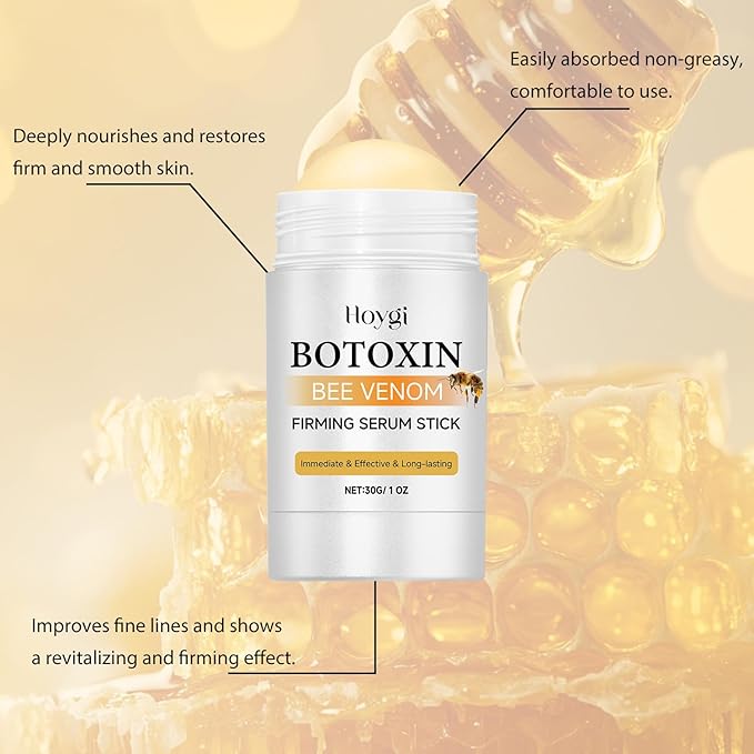 Botox Bee Venom Firming Serum Stick, Anti-Aging Face Serum, Advanced Firming & Wrinkle-Reducing Cream For Body, Lifts, Plumps and Firms Skin, for Women & Men (2PCS)