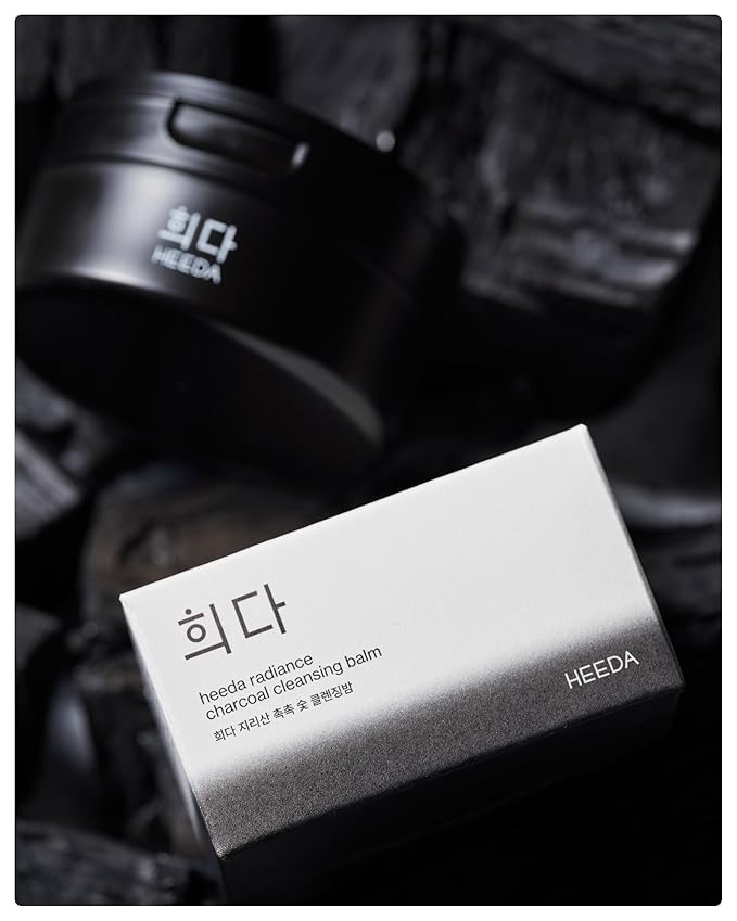 Charcoal Cleansing Balm, All in One Nourishing, Hydrating Makeup Melting Remover for Dry & Sensitive Skin, Korean Beauty Face Wash Cleanser 3.38 fl.oz