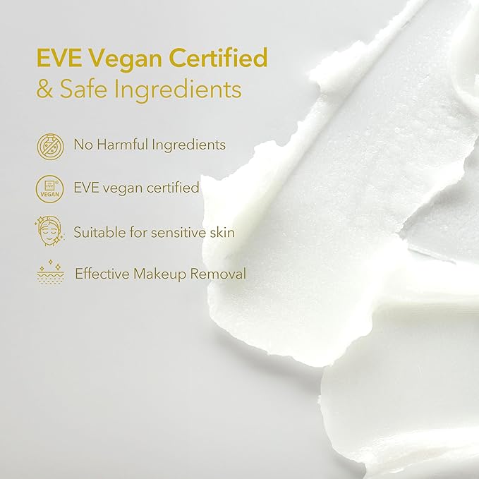 Edelweiss Cleansing Balm – Vegan Makeup Remover and Face Cleanser with Natural Flower Extracts. Korean Skincare, No Parabens or Sulfates (3.38 fl oz)