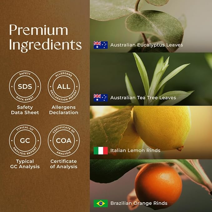 Gya Labs Immune Essential Oil Blend for Diffuser & Wellness - Thieves Essential Oil for Cleansing & Invigorating (0.34 Fl Oz)