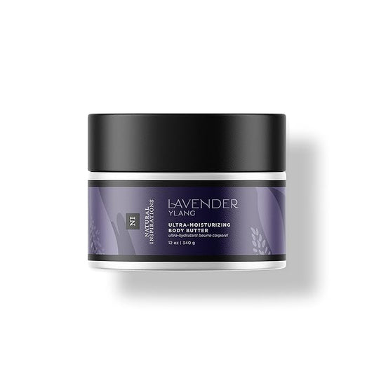 Natural Inspirations Lavender Ylang Ultra-Moisturizing Body Butter 12oz