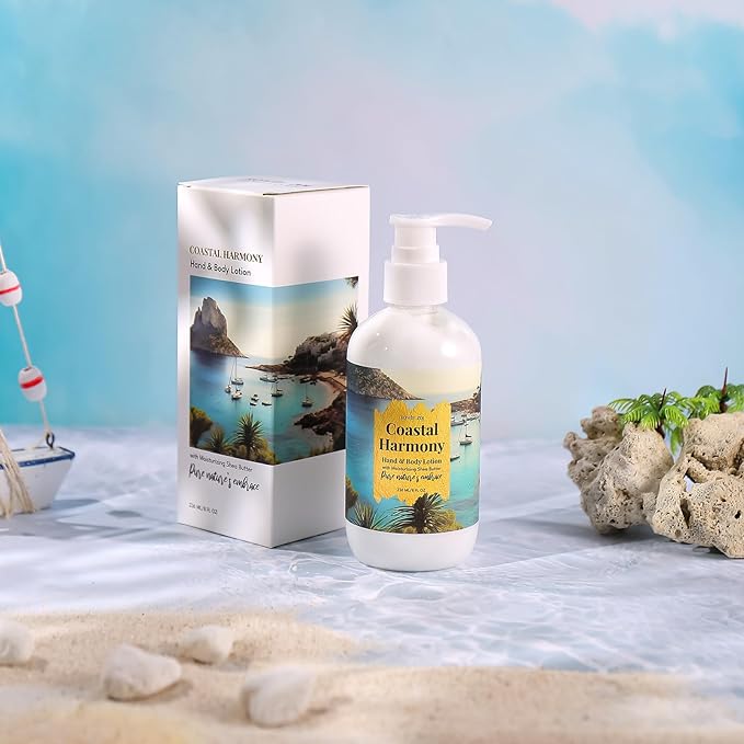 Ibiza Coastal Harmony Hand & Body Lotion - Island Breeze Scent, 236ml (8 fl oz)