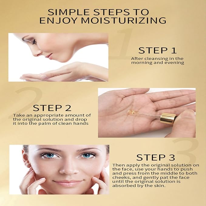 24K Gold Serum for Face, 2Pack Skin Tone Even Anti Aging Moisturizer with Vitamin,Skin Care Glow Collagen Booster Serum Hyaluronic Acid for Dark Spots & Fine Lines, 2.02fl oz