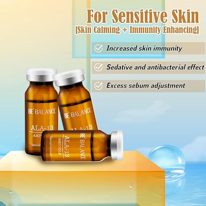 Collagen Serum,propolis,ALA Concentrate ampoules For Anti-Aging, Microneedling, Skin-Firming Focused management of sebaceous absorption,Instant Face and Eye Lift