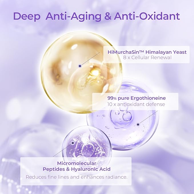 Advanced Repair Face Serum (50mL/1.69oz) - Anti Aging Hydrating Essence with Rose Extract & Hyaluronic Acid & Peptide for Renew Resurfacing, Visibly Hydrates & Plumps Skin