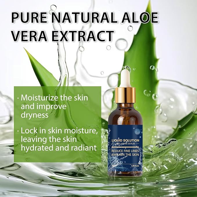 2 Pcs Anti-Wrinkle Serum,Face Moisturizing Serum,Reduces Wrinkles, Firms Skin, Deeply,Moisturizes and Nourishes Skin,1.01 FL OZ Each(2 pcs)