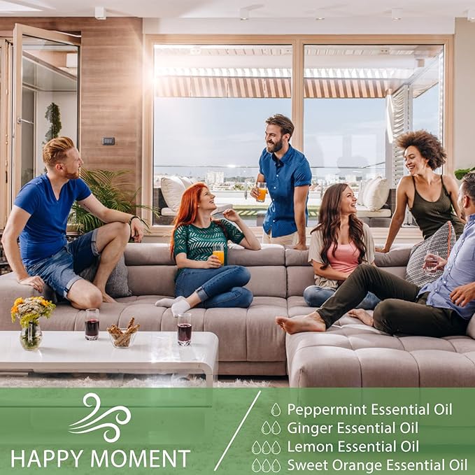 Ginger Essential Oil, 1.01Fl.Oz (30ML) PHATOIL Pure Essential Oil Singles for Aromatherapy Diffusers, Humidifiers, Great for DIY Candle and Soap Making, Gift for Friend