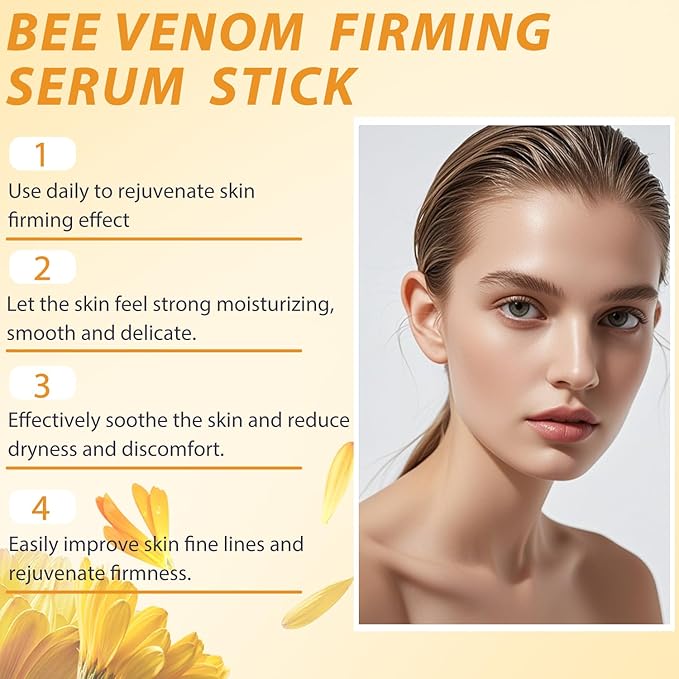 Botox Bee Venom Firming Serum Stick, Anti-Aging Face Serum, Advanced Firming & Wrinkle-Reducing Cream For Body, Lifts, Plumps and Firms Skin, for Women & Men (2PCS)