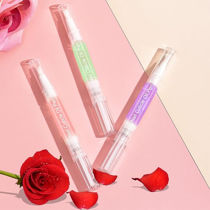 Nail Cuticle Oil Pen 28Pcs Nail Care Oil Pen Nail Nourishment Polish With Vitamins Moisturized Gel Repair For Gel Nails Care