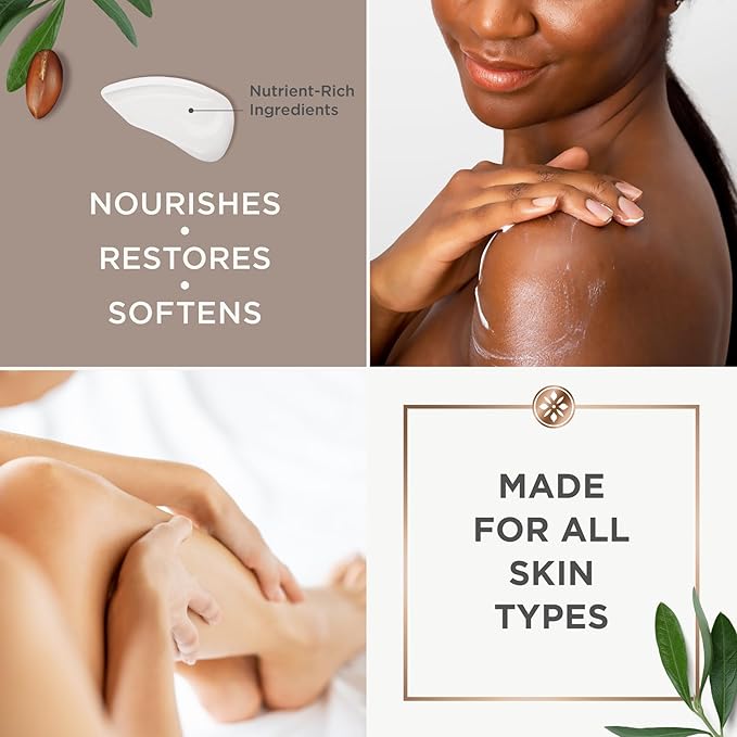 Argan Magic Ultra-Hydrating Coconut & Vanilla Body Lotion with Hyaluronic Acid for Dry Skin - Nourishes Skin, Restores Moisture, Smooths & Softens | Non-Greasy Formula | Paraben Free (32 oz)