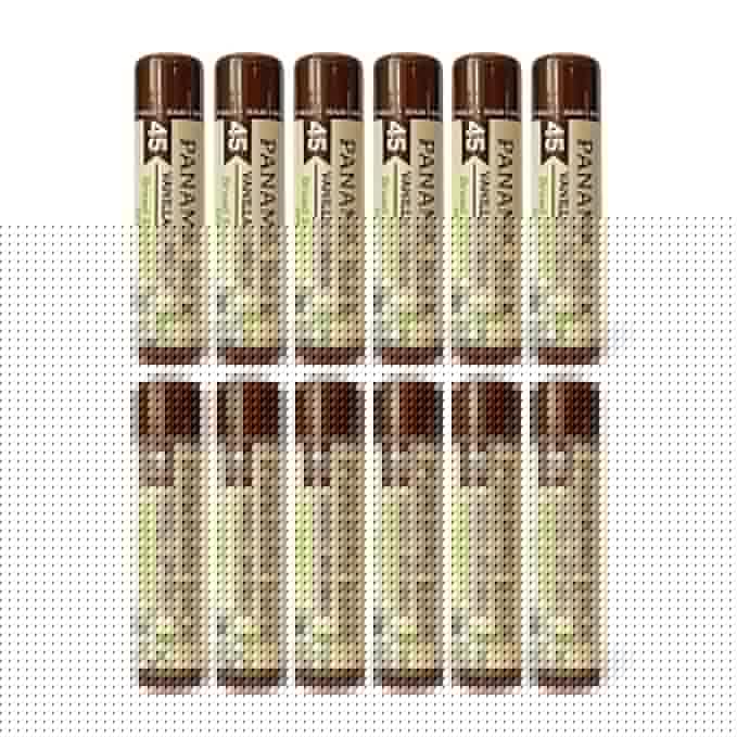 Panama Jack Sunscreen Lip Balm - SPF 45, Broad Spectrum UVA-UVB Sunscreen Protection, Prevents & Soothes Dry, Chapped Lips, Vanilla, 12-pack