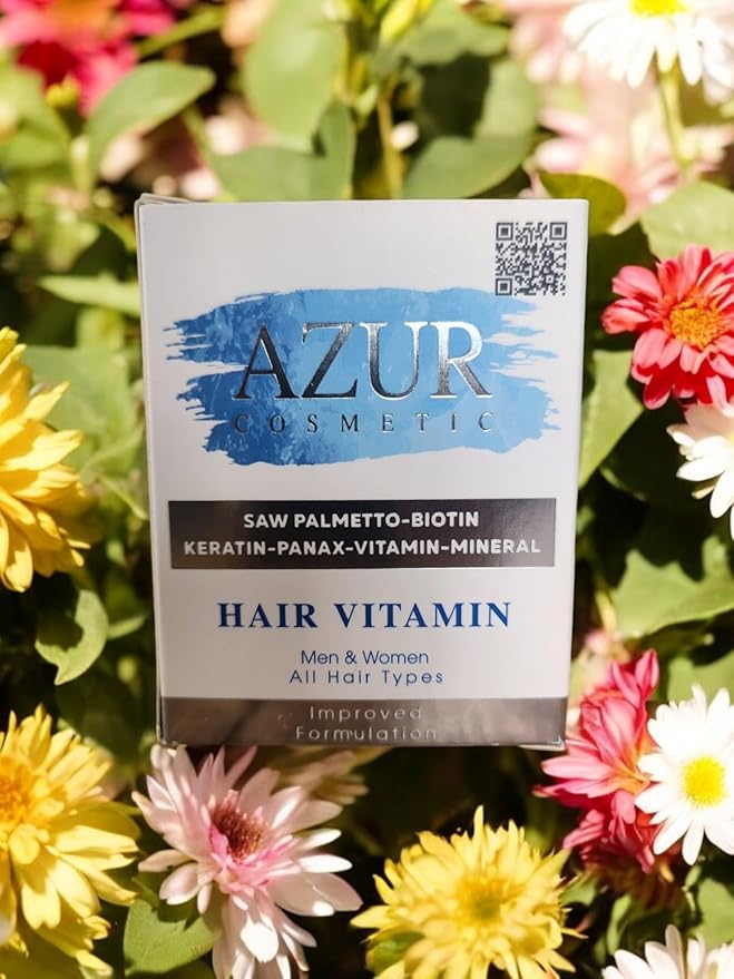 Hair Growth Vitamins for Women & Men – Supports Thicker, Stronger Hair – Biotin, Collagen, & Keratin Supplement for Healthy Hair, Skin & Nails