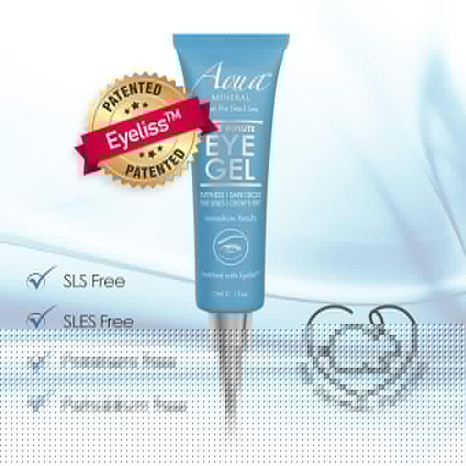 Puffy Eye GEL Instant results – Naturally rapid reduction eye gel, Eliminate Wrinkles, Puffiness and Bags – Hydrating Eye Gel w/Green Tea Extract by Aqua Mineral – 1 oz