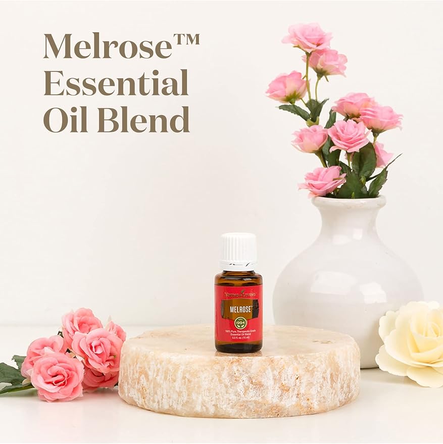 Young Living Melrose Essential Oil 15ml, Refreshing and Rejuvenating Blend, Promotes Skin Health and Soothes Minor Skin Irritations
