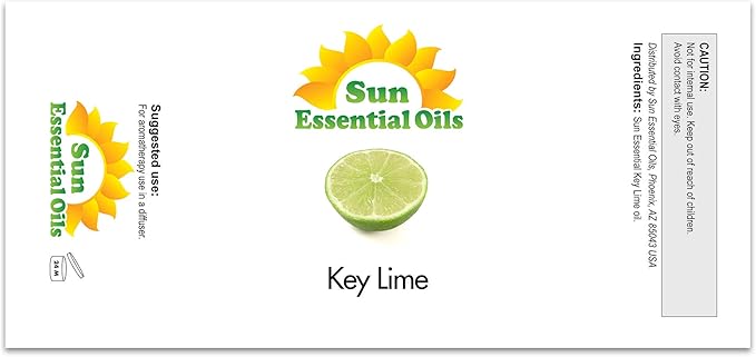 Sun Essential Oils 8 oz Key Lime Essential Oil