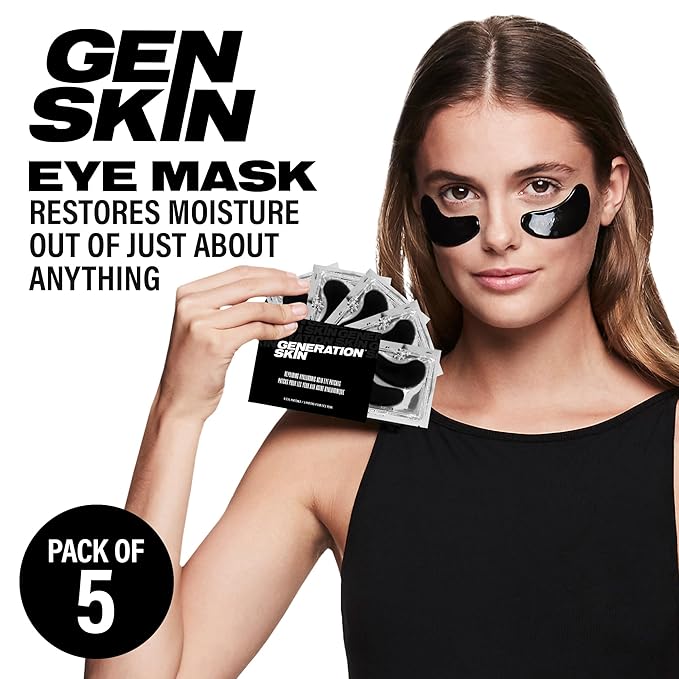 Eye Patches for Dark Circles and Puffiness, Under Eye Mask with Hyaluronic Acid, Vegan and Cruelty-Free Under Eye Patches, Hyaluronic Acid Eye Masks, 5-Pack