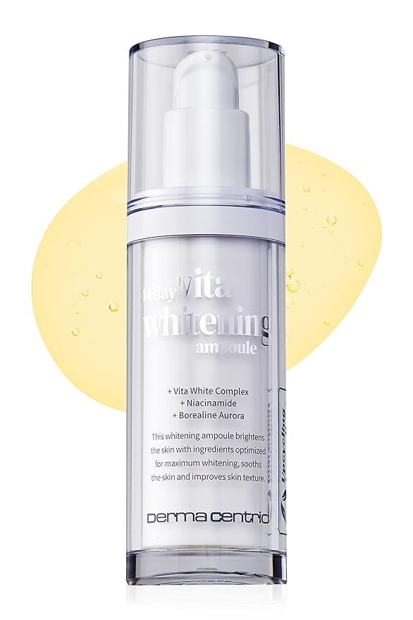 14-Day Vita Facial Ampoule | Vegan Discoloration Correcting Serum w/Niacinamide & Glutathione | Dark Spot Corrector Face Serum to Even Skin Tone & Reduce Hyperpigmentation (1.01fl oz)