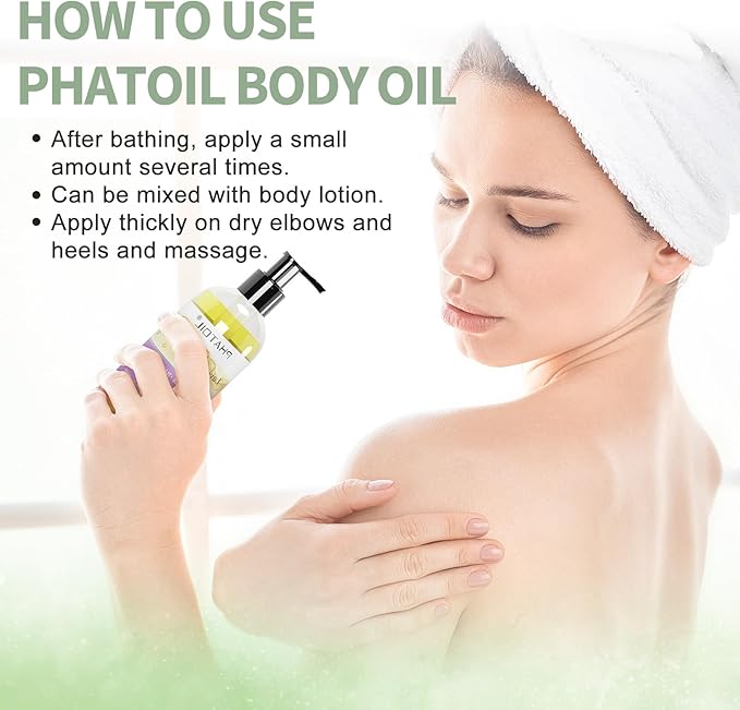 260 ml (8.8 fl.oz) Rose Body Oil and Rosemary Body Oil