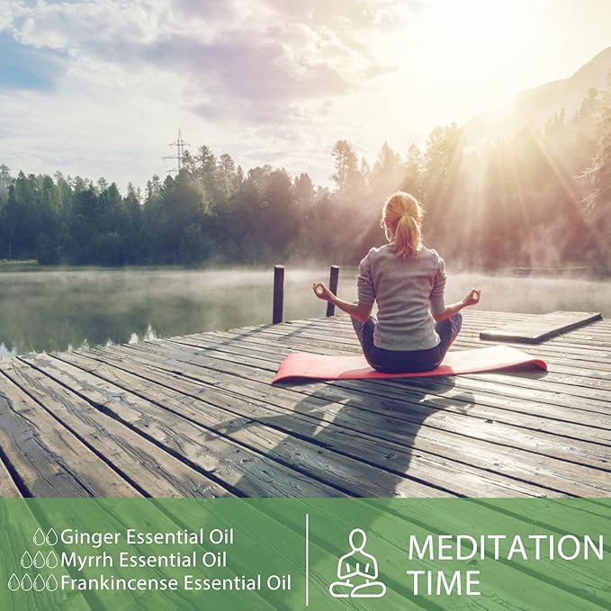 Ginger 3.38fl.oz Essential Oil, PHATOIL Pure Aromatherapy Oils for Diffuser, Humidifier, Perfect for DIY Soap, Candle, Bath Bombs Making(100ml)