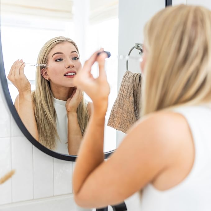 Hyaluronic Acid Serum (5oz) – 100% Pure Hyaluronic Serum for face & Anti-Aging Formula for Face – Wrinkle Reduction, Brightening & Moisturizing with Vitamin C for All Skin Types