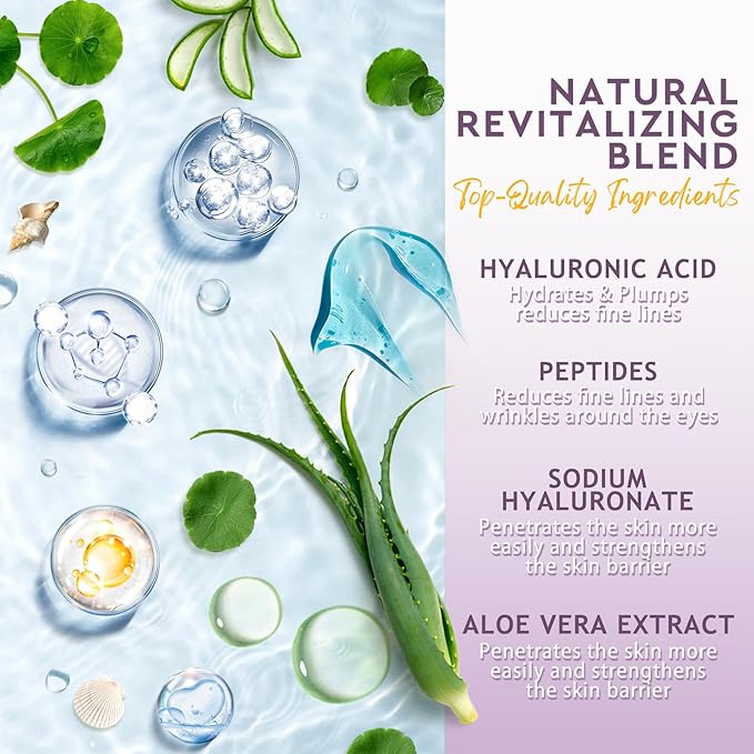 Under Eye Patches,30 Pairs Eye Mask Skin care for Dark Circles, Puffy Eyes, Undereye Bags,Wrinkles,Hyaluronic Acid Eye Treatment Skin Care for Men & Women Gift (Hyaluronic Acid)