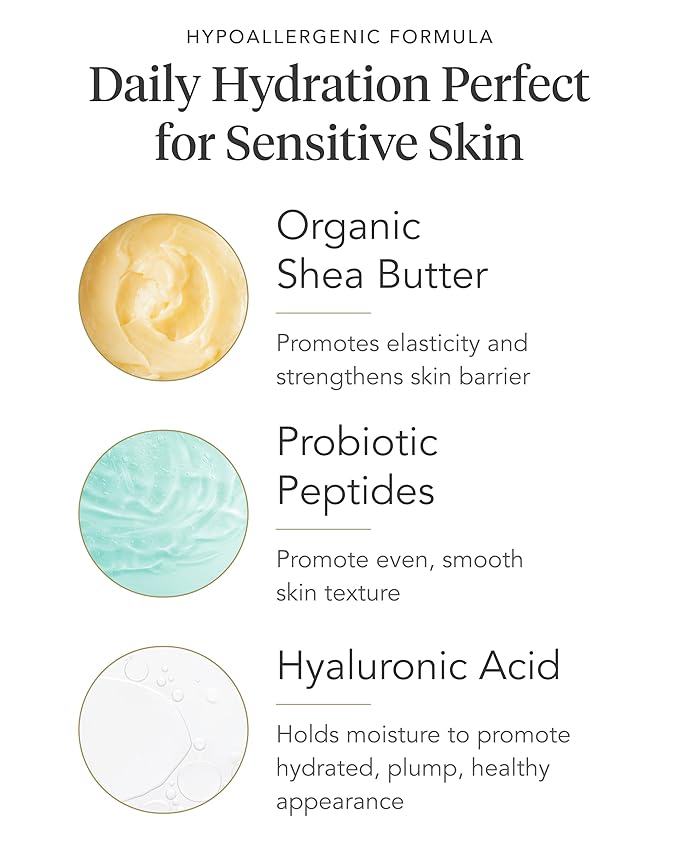 Zents Age-Defying Probiotic Body & Hand Lotion (Fragrance-Free) | Moisturizing Lotion with Hyaluronic Acid & Organic Shea Butter | Nourishes & Hydrates Skin | 6.4 fl oz