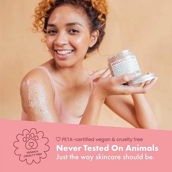 Rose Petal Scrub Foot & Body Exfoliator and Volumizing Hair Powder Dry Shampoo Bundle - 100% Natural Vegan Skin Care by Handmade Heroes