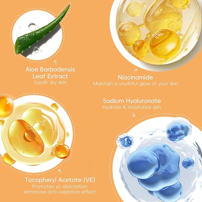 Skin Care Set, Turmeric Vitamin C Beauty Gift Sets, Skincare Kit with Serum, Eye Cream, Cream, 2 Type Mud Mask, Soap, Facial Oil Travel Kit for Women Teens Girls, Improve Dark Spot, Reduce Acne