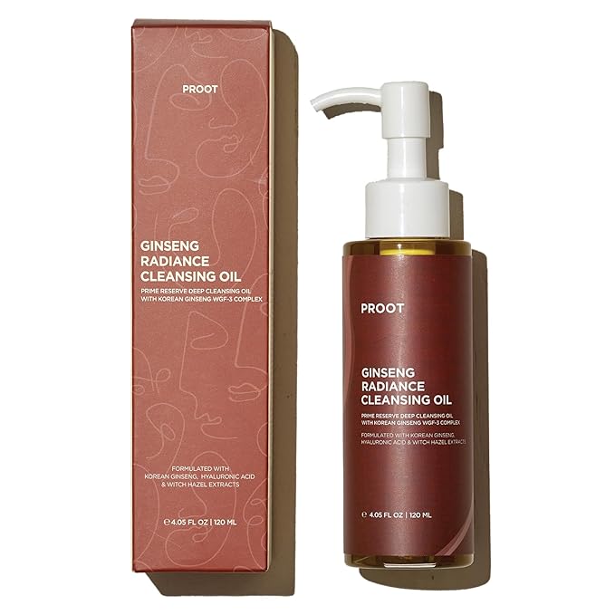 PROOT Ginseng Cleansing Oil | Ginseng Cleansing Oil For Face | Korean Ginseng Cleansing Oil | Ginseng Cleanser Oil for At-Home Skincare