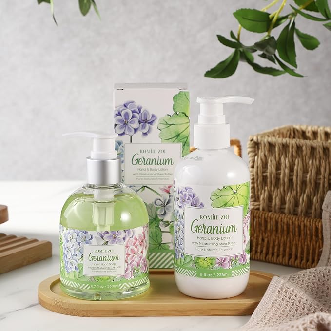 Daily Hand & Body Lotion with Moisturizing Shea Butter - Geranium - 236 ML / 8 FL OZ