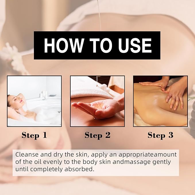 Vanilla Body Oil& Rejuvenation Nail Growth Oil for Dry Skin & Growth And Strength Rejuvenation ,Hydrating & Nourishing Moisturizer Nail Growth Oil Rejuvenation,Body Care Set for Women and Men