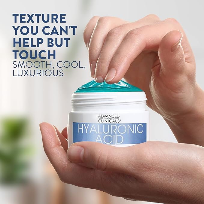 Advanced Clinicals Hyaluronic Acid Gel Facial Mask Skin Care, Brightening, Hydrating Anti Aging Face Mask & Moisturizer Helps Transform Dry Skin W/Collagen, Chamomile, Aloe Vera, 5 Fl Oz (Pack of 2)