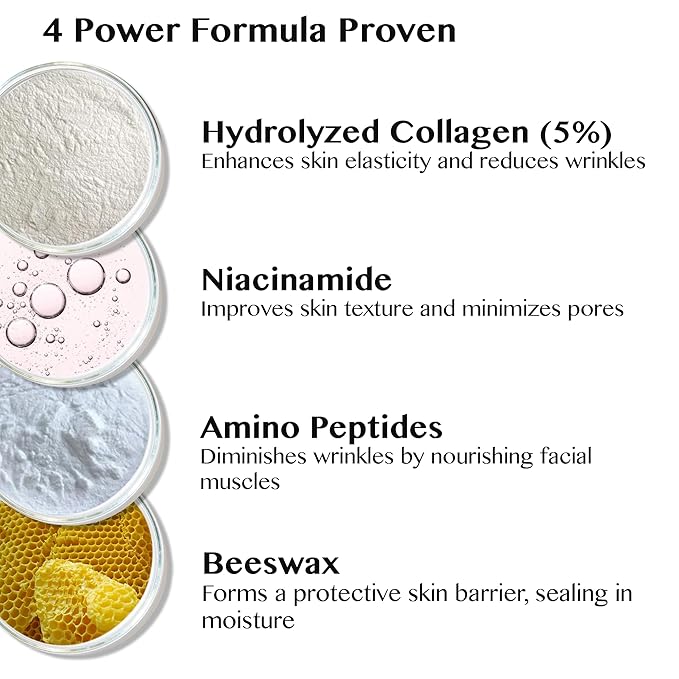 Eye Cream Roller, Collagen & Peptides for Total Eye Lift, Rapid Wrinkle Repair, Dark Circle & Under Eye Bag Treatment, Anti-Aging & Hydrating Formula, 1.01 Fl Oz. Made In Korea....