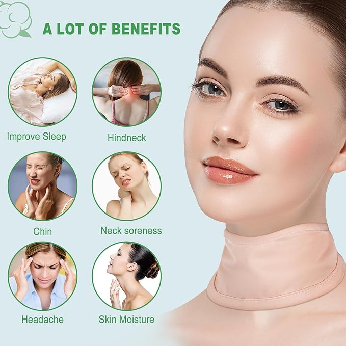 Castor Oil Pack, DEROWN Caster Oil Packs Wrap for Neck, Less Mess Made of Organic Cotton Flannel & Waterproof PUL, Reusable Massage Castor Oil Pack Kit with Anti Oil Leak Design (Oil Not Included)